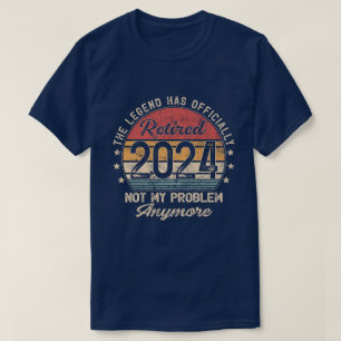 T-shirt La légende a officiellement pris sa retraite millé