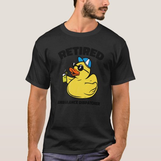 T-shirt La légende a pris sa retraite, Dispatchrice d'ambu (Devant)