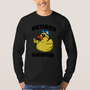 T-shirt La légende a pris sa retraite Géomètre