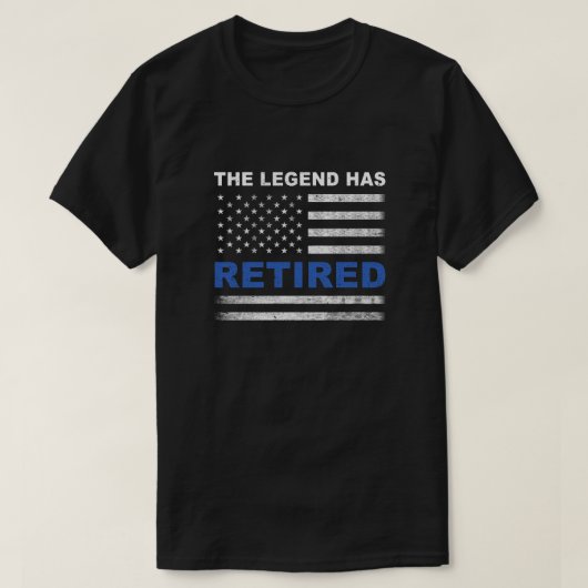 T-shirt La légende a retiré le policier G (Design devant)