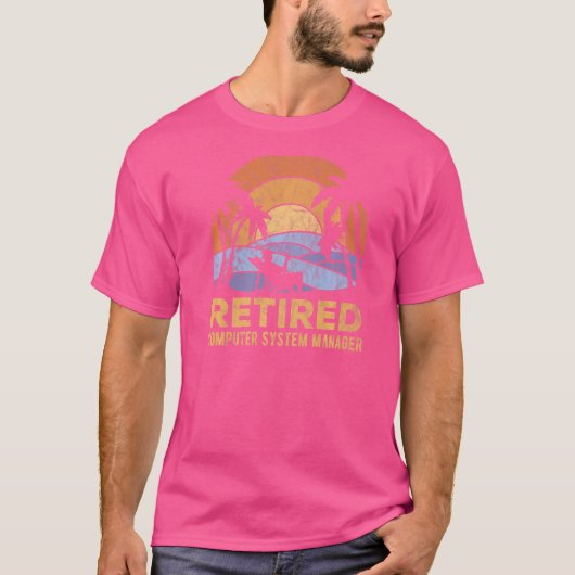 T-shirt La Légende A Retraité Computer Support Specialist (Devant)