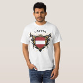 T-shirt La Lettonie (Devant entier)