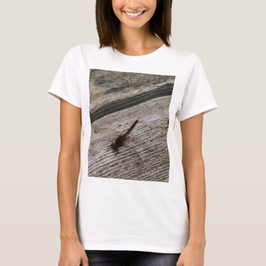 T-shirt La libellule rouge (Devant)