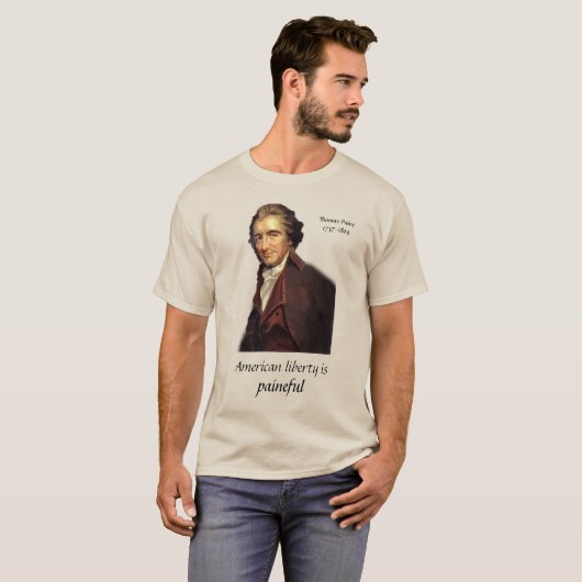 T-shirt La liberté américaine est douloureuse (Devant entier)