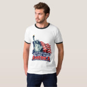 T-shirt La liberté commence ici (Devant entier)