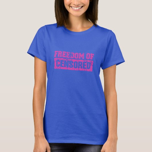 T-shirt La liberté d'expression peut-être pas si (Devant)
