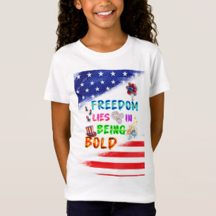 T-Shirt La liberté du Jersey réside dans l'audace