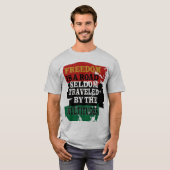 T-SHIRT LA LIBERTÉ EST UNE ROUTE (Devant entier)