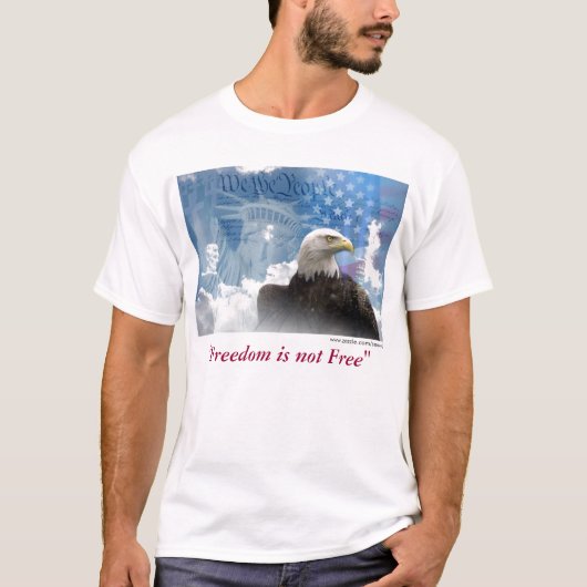 T-shirt "La liberté n'est pas libre" (Devant)