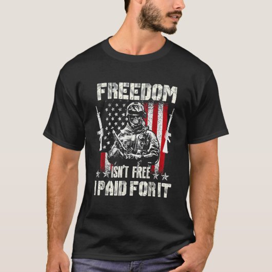 T-shirt La liberté n'est pas libre que j'aie payé pour le  (Devant)