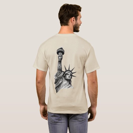 T-shirt La Liberté Réinventée (Dos entier)