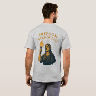 T-shirt La Liberté Se Dresse Fière – Une Torche Pour Tous