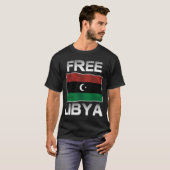 T-shirt La Libye libre (Devant entier)