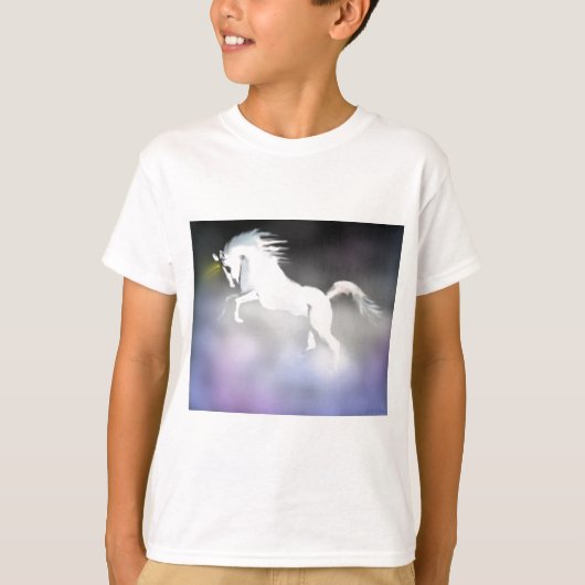 T-shirt La licorne dans la brume (Devant)