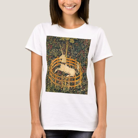 T-shirt La licorne en captivité (Devant)