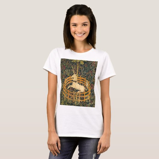 T-shirt La licorne en captivité (Devant entier)