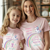 T-Shirt La licorne magique de la fille Anniversaire
