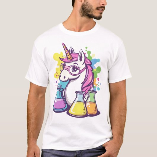 T-shirt La Licorne Scientifique (1) (Devant)