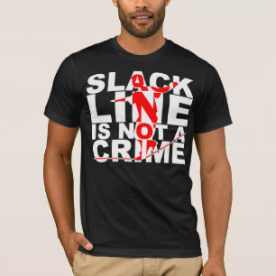 T-shirt La ligne lâche n'est pas une chemise de crime