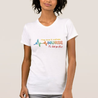 T-shirt La ligne que je refuse de laisser s'aplatir – Édit