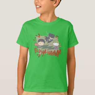 T-shirt La Ligue de la Justice Chibi Cookie Chase