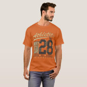 T-shirt La ligue sportive de fac mâche le service 28 (Devant entier)