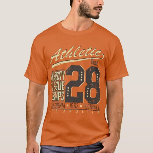 T-shirt La ligue sportive de fac mâche le service 28 (Devant)
