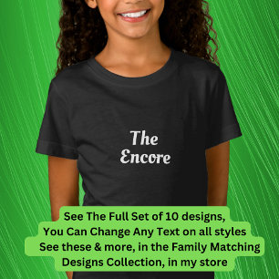 T-Shirt La liste déroulante Encore Mic, etc Famille Matchi