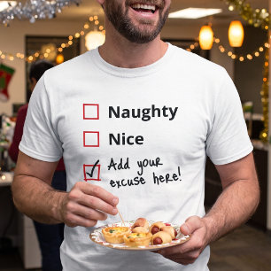 T-shirt La liste des enfants vilains du Père Noël - Créez