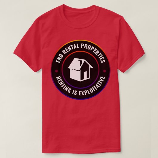 T-shirt La Location Finale Est Exploitante (Design devant)