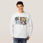 T-shirt La Long-Douille T des hommes (Devant entier)