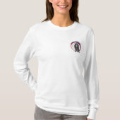 T-shirt la longue douille des femmes (Devant)