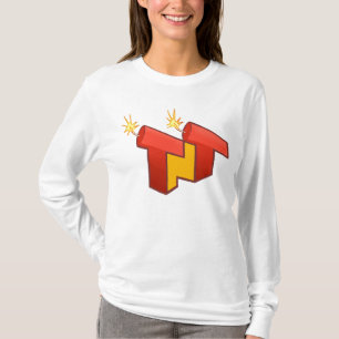 T-shirt La longue douille des femmes (LOGO)