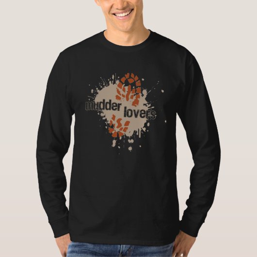 T-shirt La longue douille des hommes (Devant)