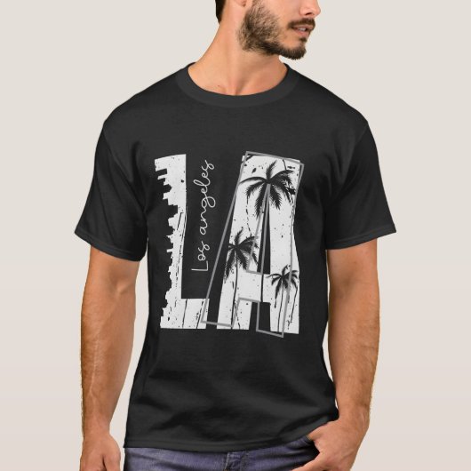 T-shirt La Los Angeles (Devant)