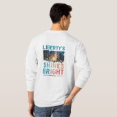 T-shirt La lumière de la liberté brille (Dos entier)