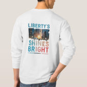 T-shirt La lumière de la liberté brille (Dos)
