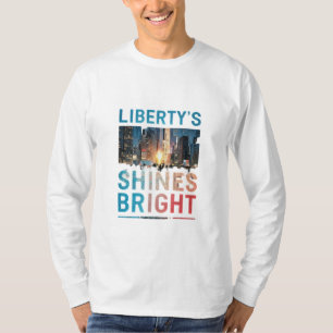 T-shirt La lumière de la liberté brille