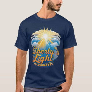 T-shirt La lumière de la liberté illumine