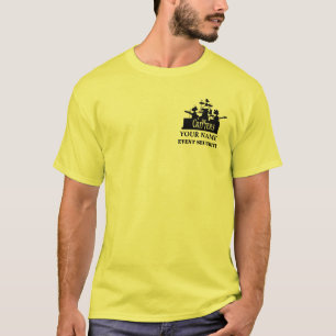 T-shirt La lumière de SÉCURITÉ d'ÉVÉNEMENT de créatu