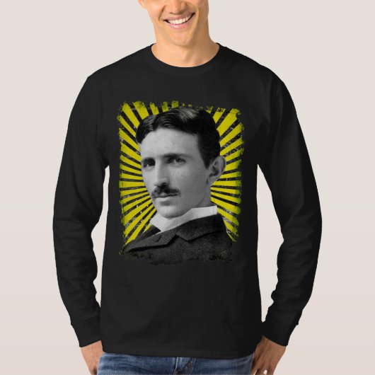 T-shirt La lumière de Tesla (Devant)