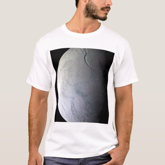 T-shirt La lune de Saturne Encelade (Devant)