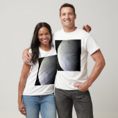 T-shirt La lune de Saturne Encelade (Unisexe)