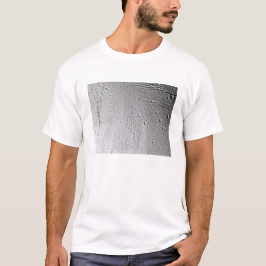 T-shirt La lune de Saturne Encelade 4 (Devant)