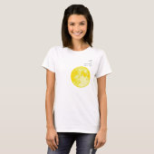 T-shirt La lune est belle, n'est-ce pas ? = Je t'aime (Devant entier)