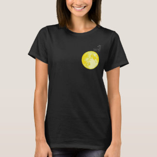 T-shirt La lune est belle, non ? = Je t'aime