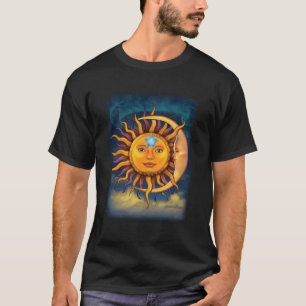 T-shirt La Lune Solaire De La Montagne
