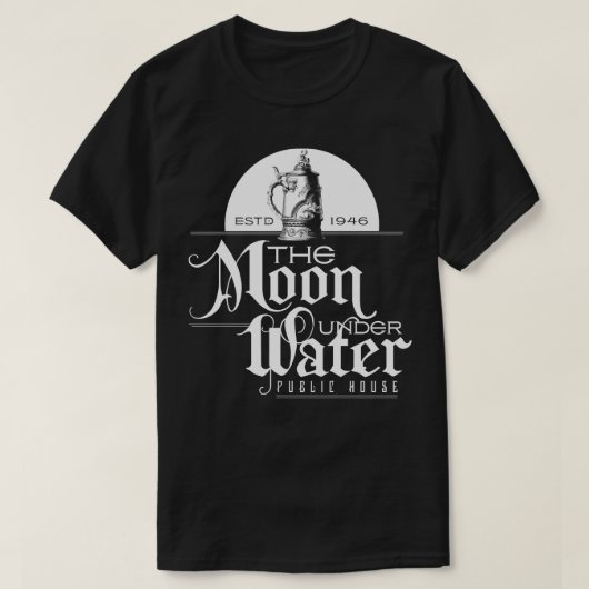 T-shirt La Lune sous l'eau (Design devant)