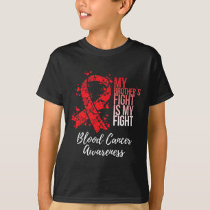 T-shirt La lutte de mon frère est ma lutte contre le cance