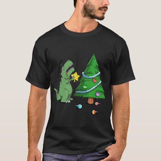 T-shirt La Lutte Drôle Est Véritable Dinosaure Arbre De No (Devant)
